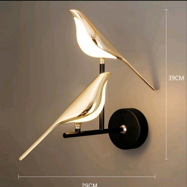 Nordic Bird Wall LED Lamp - Modern Bedside & Living Room Sconce