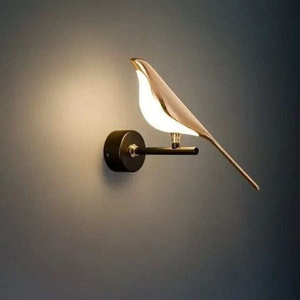 Nordic Bird Wall LED Lamp - Modern Bedside & Living Room Sconce