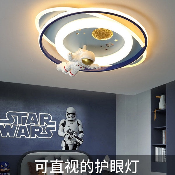 Kids Ceiling Light - Astronaut Princess Spaceship LED Night Lamp