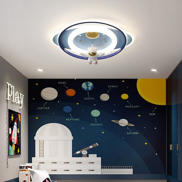Kids Ceiling Light - Astronaut Princess Spaceship LED Night Lamp