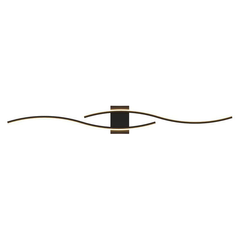 New Minimalist Line Wall Lamp Nordic Internet Celebrity Living Room Background Wall Grille Lamp Modern Minimalist Bedroom Bedside Lamp
